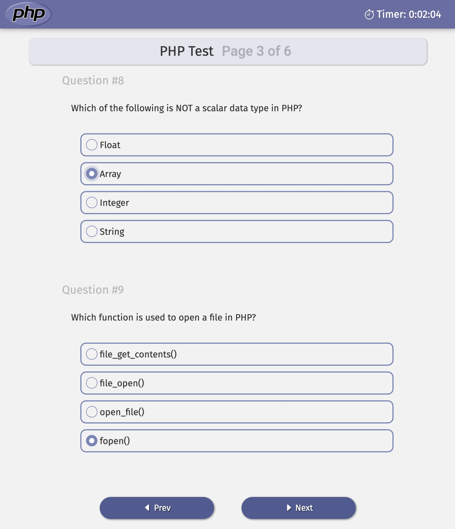 Form with PHP branding